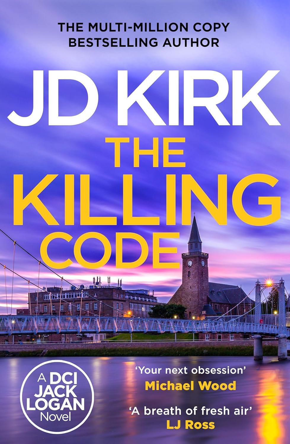 DCI Logan Crime Thrillers 3 Books Collection Set By JD Kirk (Thicker Than Water, A Litter of Bones, The Killing Code)