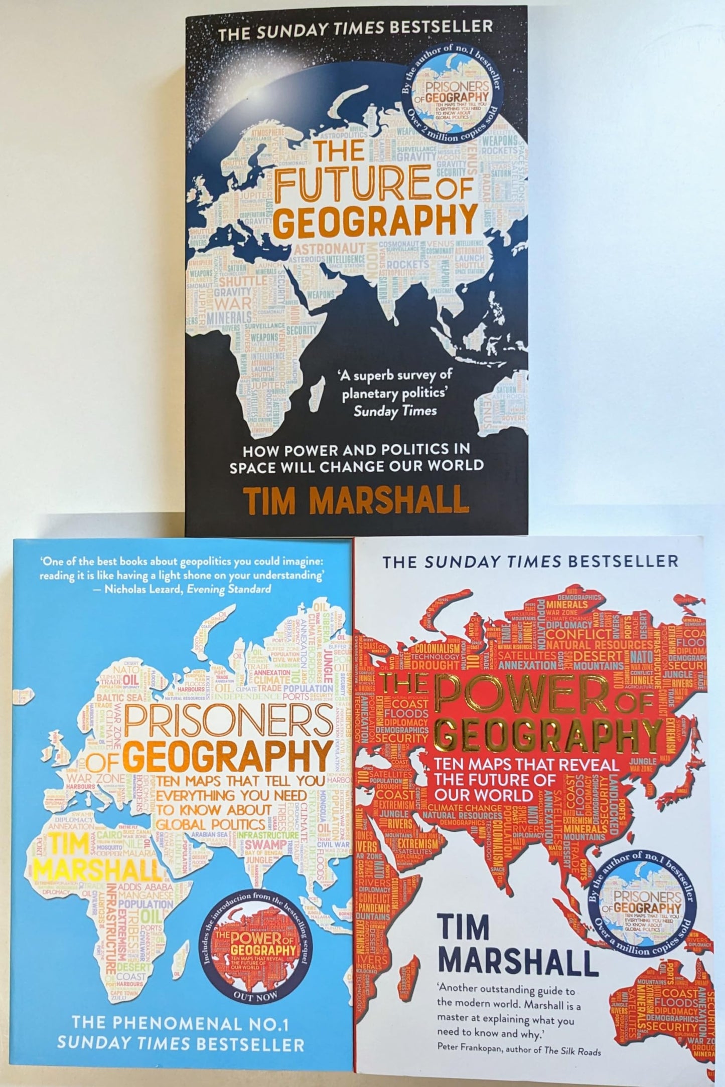 Prisoners of Geography, The Power of Geography, The Future of Geography 3 Book Set Collection