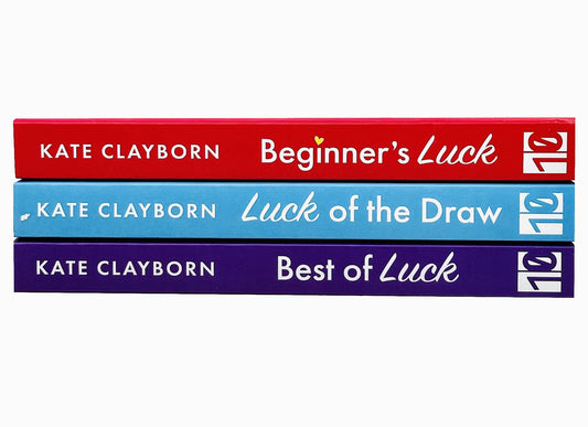 Chance of a Lifetime Series 3 Books Collection Set By Kate Clayborn (Beginner's Luck, Luck of the Draw & Best of Luck)