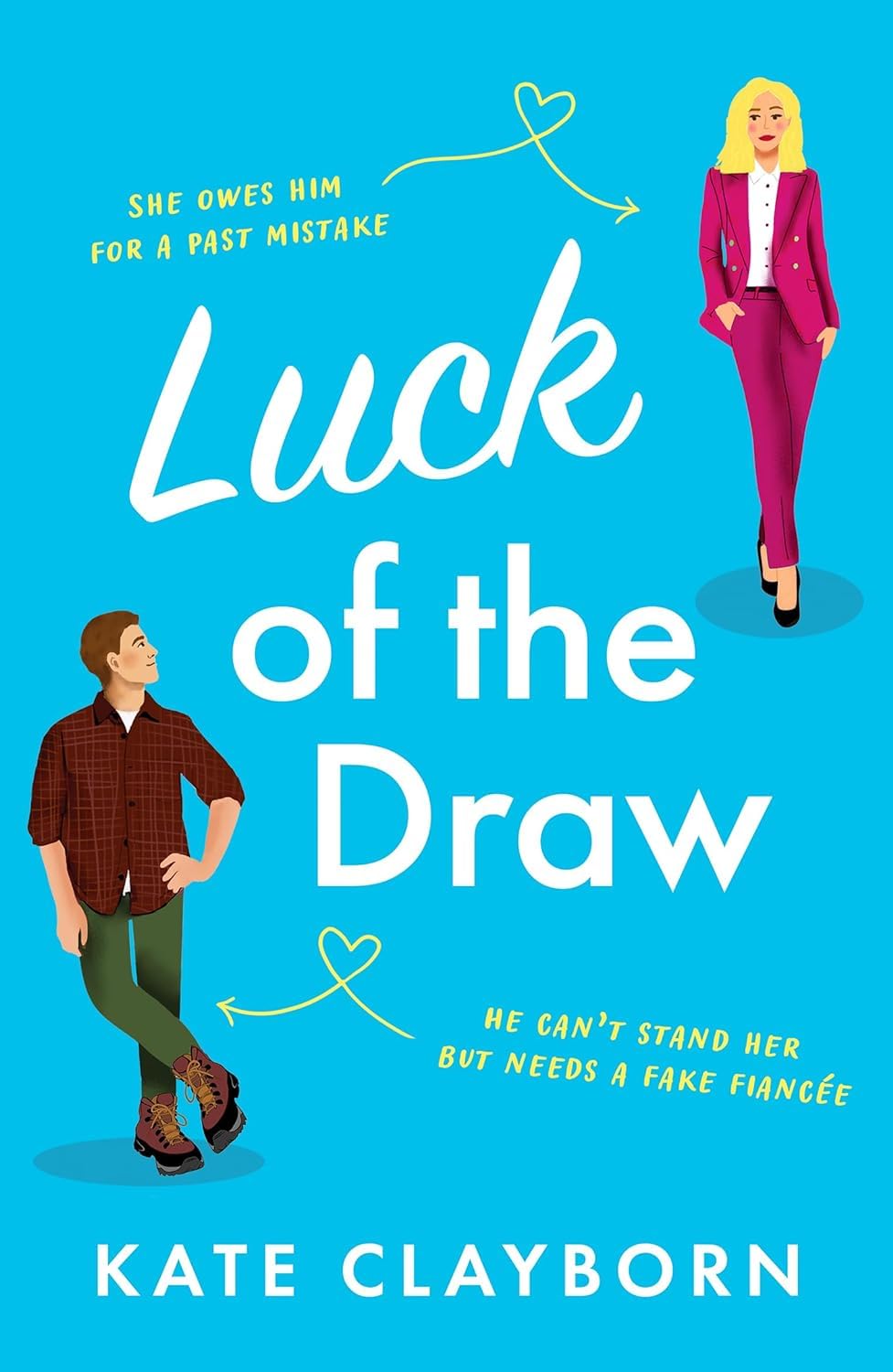 Chance of a Lifetime Series 3 Books Collection Set By Kate Clayborn (Beginner's Luck, Luck of the Draw & Best of Luck)