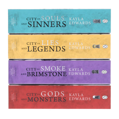 House of Devils Series by Kayla Edwards 4 Books Collection Set (City of Gods and Monsters, City of Souls and Sinners, City of Lies and Legends & City of Smoke and Brimstone)