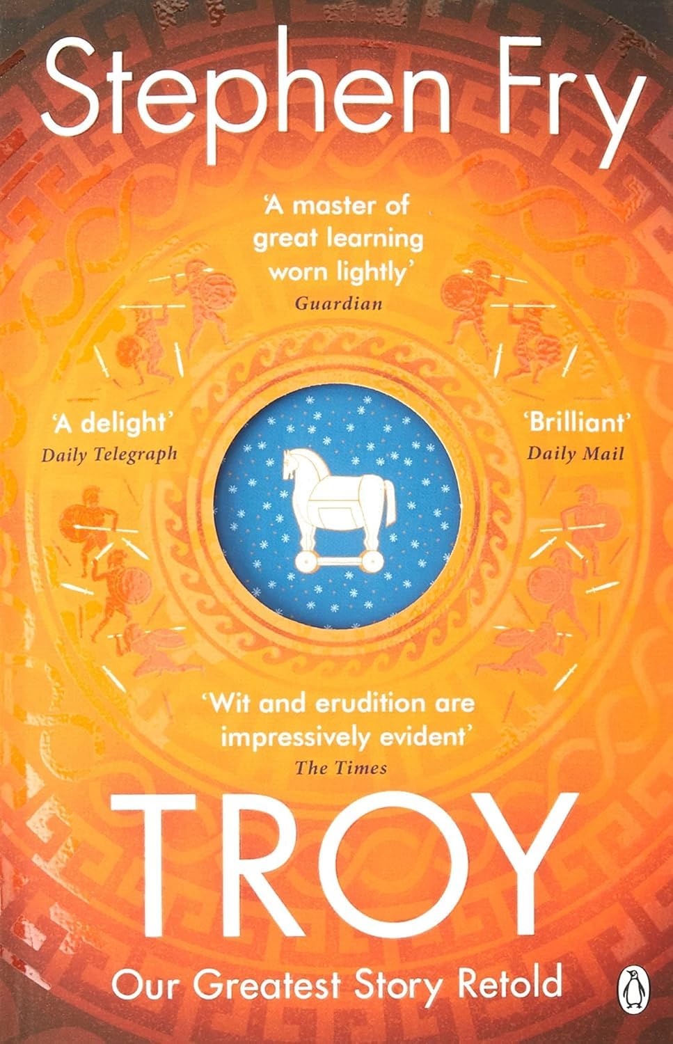 Stephen Fry Greek Myths Series 4 Books Collection Set (Mythos, Heroes, Troy & Odyssey)