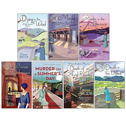 Kate Shackleton Mysteries Series 6 Books Collection Set By Frances Brody (Death of an Avid Reader,Murder on a Summer's Day,A Woman Unknown,Dying In The Wool,Medal For Murder,Murder In The Afternoon)