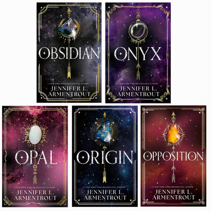 Young Adult fiction Lux Series 5 Books Collection Set By Jennifer L. Armentrout (Obsidian, Onyx, Opal, Origin, Opposition).