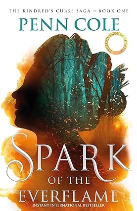 The Kindred's Curse Saga Collection 3 Books Set By Penn Cole(Glow of the Everflame, Spark of the Everflame & Heat of the Everflame)
