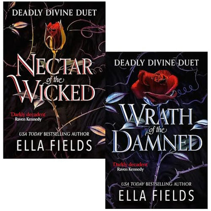 Deadly Divine Series 2 Books Collection Set By Ella Fields (Nectar of the Wicked & Wrath of the Damned)