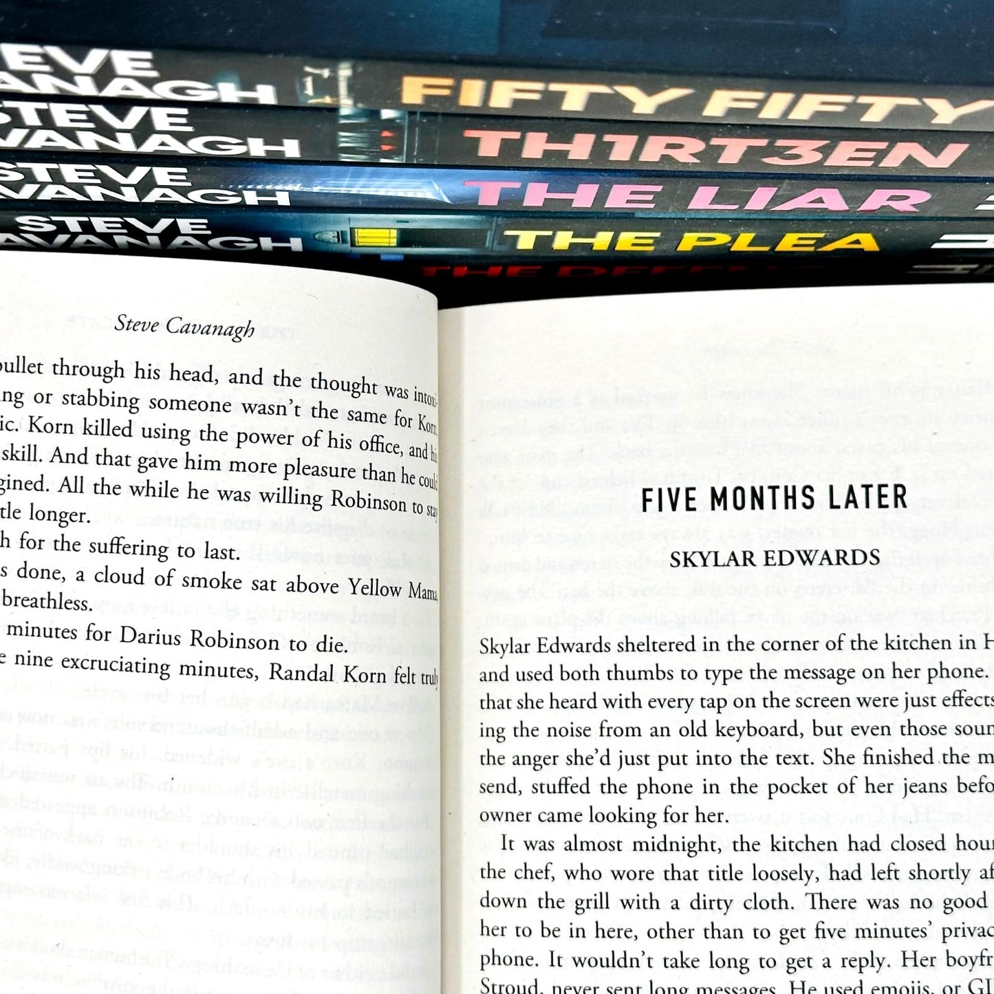 Eddie Flynn Series 7 Books Collection Set By Steve Cavanagh (Twisted,Thirteen, The Defence, The Plea, The Liar, Fifty-Fifty, The Devil's Advocate)